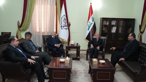 The Iraqi Ambassador to Germany in the House of Wisdom